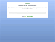 Tablet Screenshot of gemeente.be